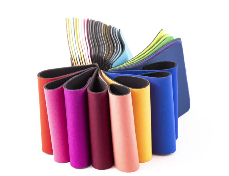 Neoprene with polyester fabric