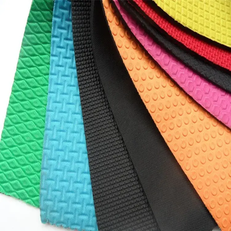 decoration waterproof colorful Embossed Neoprene