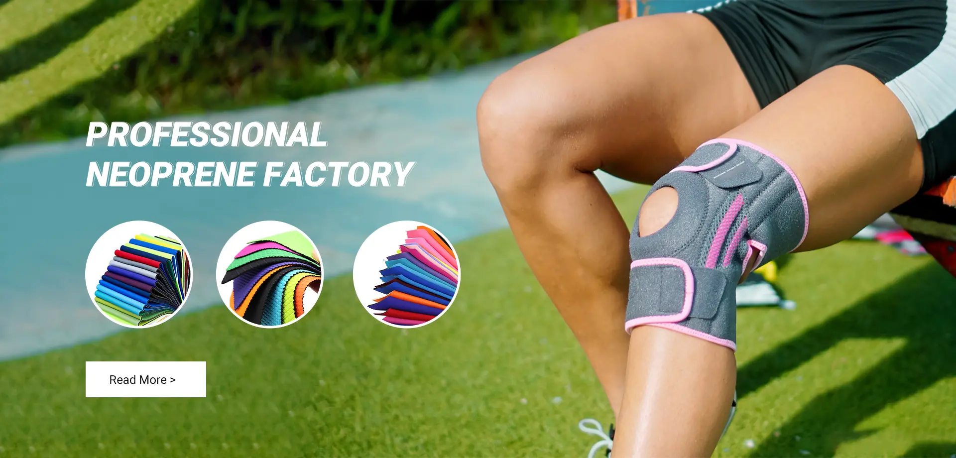 Neoprene with printed fabric